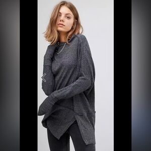 We The Free Dark Gray Turtleneck Sweater